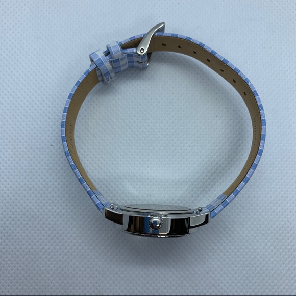 Guess Silver Round-Face Rhinestone Bezel Watch - Picture 4 of 6